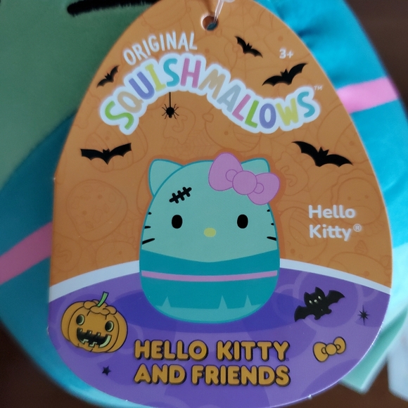 NWT Squishmallows 8" Hello Kitty FrankenKitty Sanrio Plush - Picture 5 of 6
